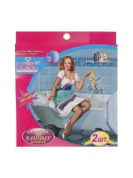 Набор салфеток из микрофибры для ванных комнат (2шт., размеры: 30*30, 40*40)
